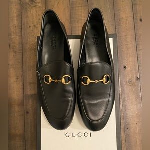 Gucci Womens Britton Collapsible Apron Toe Loafers